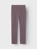 name it Leggings 2er-Set Regular Fit weich bequem Basic in Schwarz-Lila
