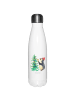 Mr. & Mrs. Panda Trinkflasche Pinguin Weihnachtsbaum ohne Spruch in Weiß