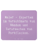 Mr. & Mrs. Panda Mauspad Spruch Maler Freude mit Spruch in Lavendeltraum