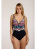 SUNFLAIR Badeanzug in schwarz/bunt