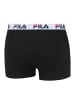 Fila Boxershort 5er Pack in Schwarz