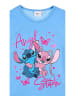 Disney T-Shirt Disney Lilo & Stitch mit Glitzerdetails in Hellblau