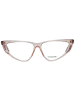 Sportmax Damen Optische Fassungen Katzenauge Braun