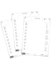 Durable Einsteckschild für Logistiktasche 140/90x65mm weiß Beutel Packung mit ...