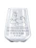 Mr. & Mrs. Panda Weinglas Einhorn Sekt mit Spruch in Transparent