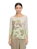 Betty Barclay Ringelshirt mit U-Boot-Ausschnitt in Khaki/Green