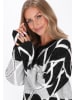 IZIA Sweater in black grey