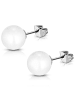 Bungsa Ohrstecker in Creme