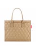 Reisenthel Daily Shopper - Shopper 42 cm (leo vanilla) in rhombus ginger