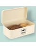 relaxdays Brotkasten in Beige – (B)42 x (H)17 x (T)24 cm