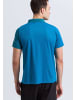 erima 5-C Poloshirt in oriental blue/colonial blue/weiss