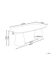 Beliani Esszimmertisch LUMAN in Beige - (W) 95 x (H) 76 x (L) 220 cm