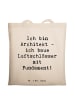 Mr. & Mrs. Panda Shopping Tasche Spruch Architekt Luftschlösser ... in Creme