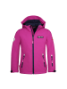 Trollkids Softshell Jacke "Oslofjord" in Feuerbeeren Pink/Marineblau