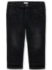 sheego 3/4-Jeans in black denim