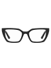 Love Moschino Damen Optische Fassungen Quadrat Schwarz