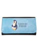 Mr. & Mrs. Panda Brieftasche Pinguin Diät mit Spruch in Eisblau