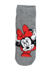 Disney 3er Pack Disney Minnie & Mickey Mouse Socken Sneaker Strümpfe in grau/schwarz