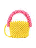 DreiMaster Klassik Women Handbag in Gelb Pink Mehrfarbig