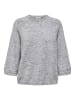 JDY Strickpullover in Medium Grey Melange