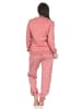 NORMANN Langarm Kuschel Interlock Schlafanzug Langarm Tupfen Optik - 87238 in altrose