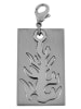 Adeliás Unisex Anhänger aus Edelstahl in silber