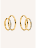 PURELEI Ohrring-Set Lovely Glitter Gold