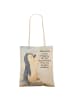 Mr. & Mrs. Panda Shopper Pinguin mHerzieren Design mit Spruch in Weiß