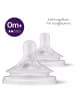 Philips Avent PP-Flasche 2er Pack Natural Response 125ml mit AirFree in weiss