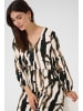 CULTURE Kleid CUashley Feminine in Grey/Offwhite Graphic