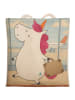 Mr. & Mrs. Panda Tote Bag Einhorn Koffer Design ohne Spruch in Weiß