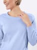 WITT WEIDEN Rundhals-Shirt in taubenblau + eisblau
