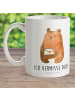 Mr. & Mrs. Panda Kindertasse Bär Vermissen mit Spruch in Weiß