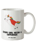 Mr. & Mrs. Panda Weiße Tasse Einhorn Super mit Spruch in Weiß