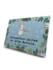 Mr. & Mrs. Panda Adventskalender Pinguin Gartenarbeit mit Spruch in Eisblau