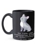 Mr. & Mrs. Panda Tasse Französische Bulldogge Liebe mit Spruch in Schwarz
