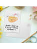 Mr. & Mrs. Panda Grußkarte Kaffee Gespenst mit Spruch in Weiß