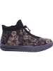 rieker Stiefelette in schwarz-pastell/antik