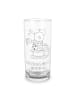 Mr. & Mrs. Panda Wasserglas Smörle Rodeln mit Spruch in Transparent