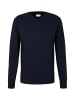 Tom Tailor Pullover 'Basic' in dunkelblau