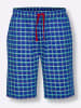 WITT WEIDEN Hose kurz in royalblau-kirsche-kariert