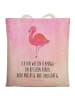 Mr. & Mrs. Panda Einkaufstasche Flamingo Classic mit Spruch in Aquarell Pink