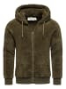 Amaci&Sons Teddyfell Jacke BERWYN in Khaki