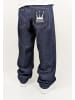 DADA Loose Jeans mit Logodruck Minimal Baggy Pants in Blau