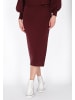 DreiMaster Women Skirt in wine red