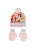 Disney Disney Princess 2er Set Kinder Winter Accessoire Mütze Handschuh in Mehrfarbig