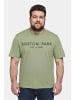 Boston Park Kurzarm T-Shirt in salbeigrün