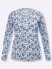 WITT WEIDEN Print-Shirt in ecru-jeansblau-bedruckt