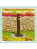 relaxdays Standbrunnen in Braun - (B)29 x (H)77 x (T)33,5 cm