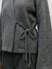 Vero Moda Strickjacke in Dark Grey Melange